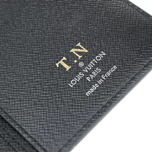 LOUIS VUITTON Portefeuille Brazza Long Wallet Monogram Eclipse BK - Picture 10 of 15